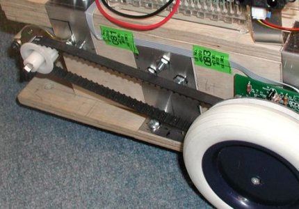 a view of the pulley system