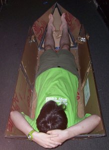 me testing the boat