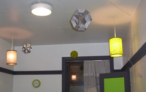 the hanging lamps in my room