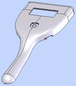 isometric view of the top of the shell