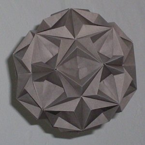 grey star kusudama