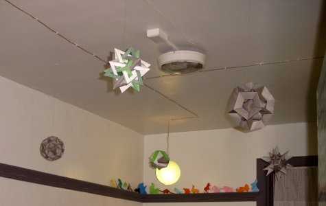 the hanging lamps in my room