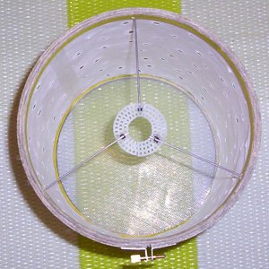 a top view of the shade